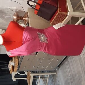 Dress with crystal